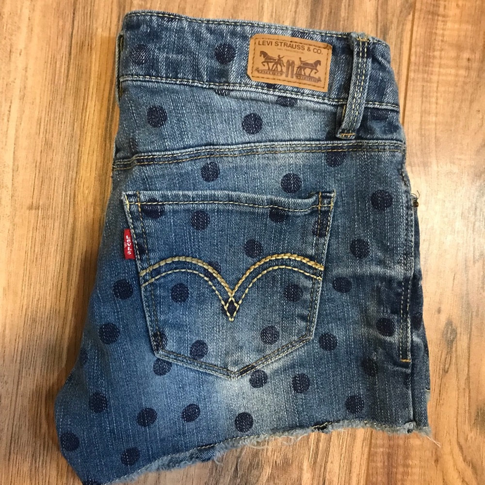 EUC Levi’s shorty  cutoff jean shorts shorts 3